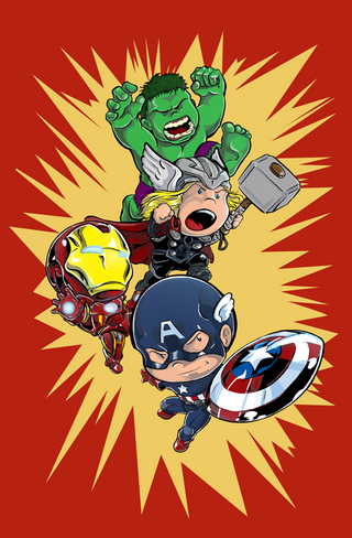 Illustration for article titled Mighty Cute Avengers: The Most Adorable Avengers Fan Art Ever!